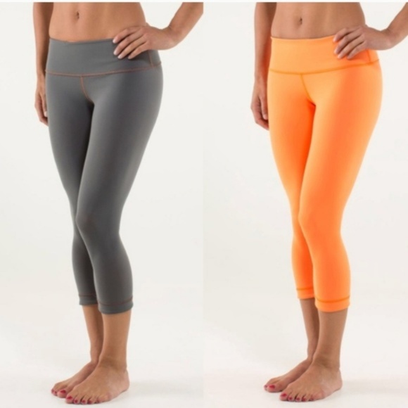 lululemon athletica Pants - Lululemon Reversible Wunder Under Crop Pants